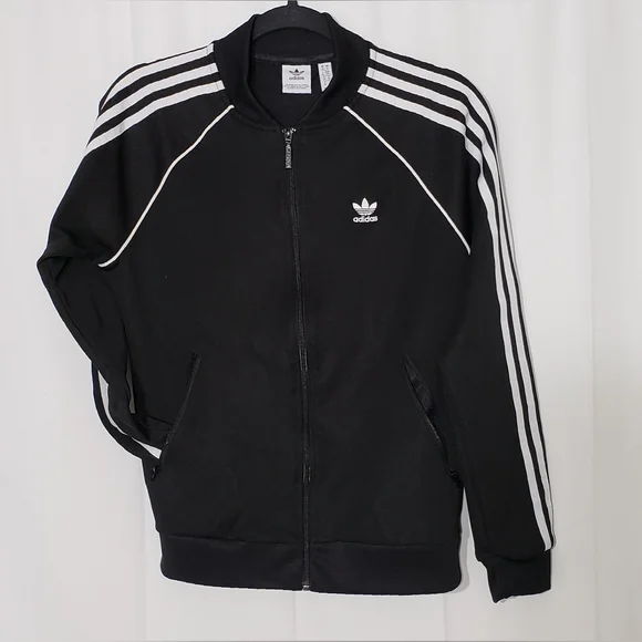 Adidas SST TT (CE2392) Originals Classic Track Jacket Black/White sz. S Womens - Picture 2 of 14